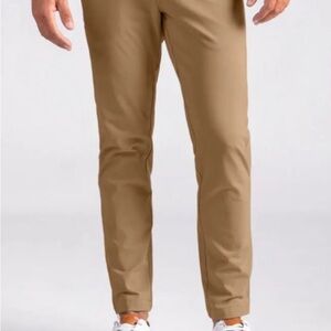 BYLT Basics Tan Everyday Pants - Modern Tapered Fit